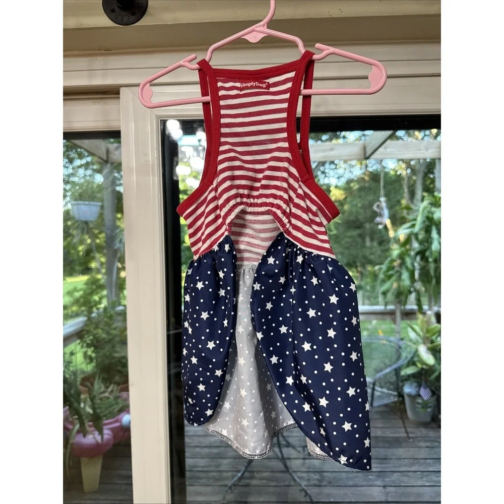 Simply Dog Small Fourth Of July Tank Dress
